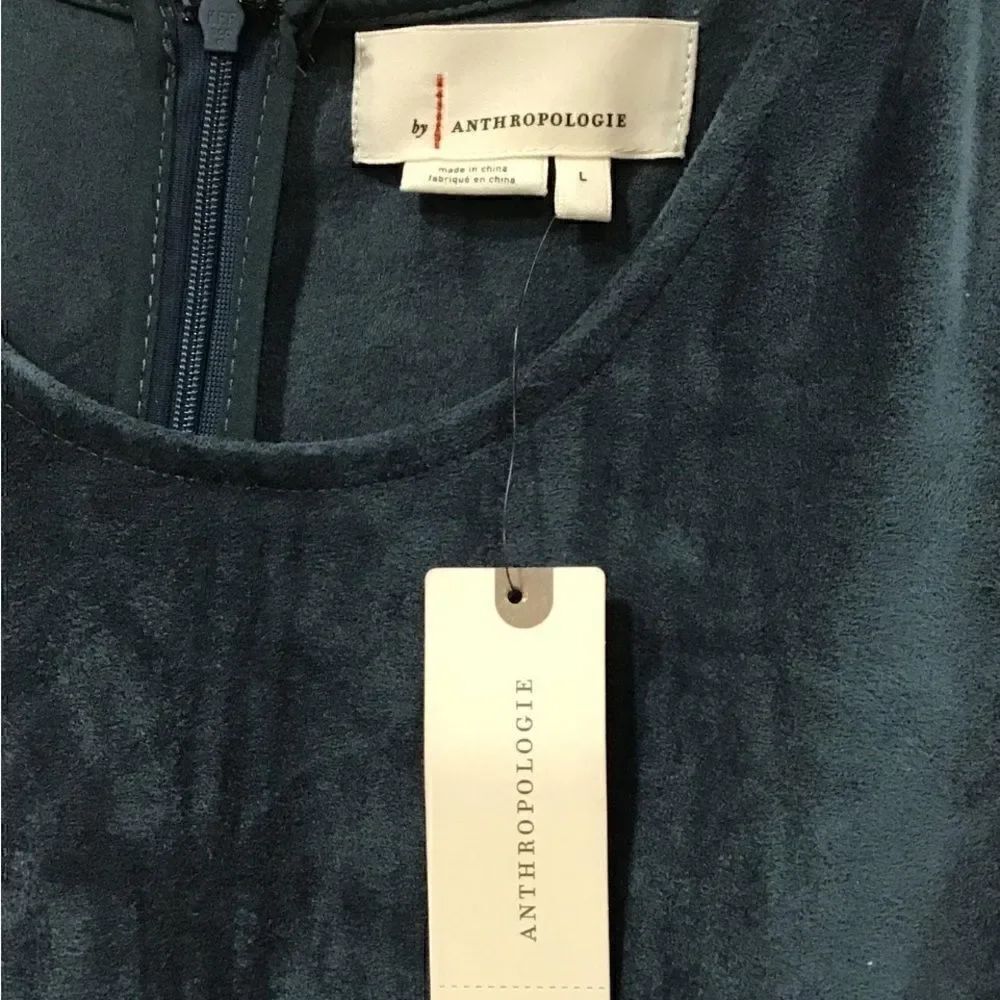 Anthropologie faux suede jumpsuit NWT - Picture 6 of 9